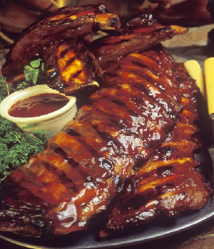 Spareribs met 'East Side' barbecuesaus (BBQ)